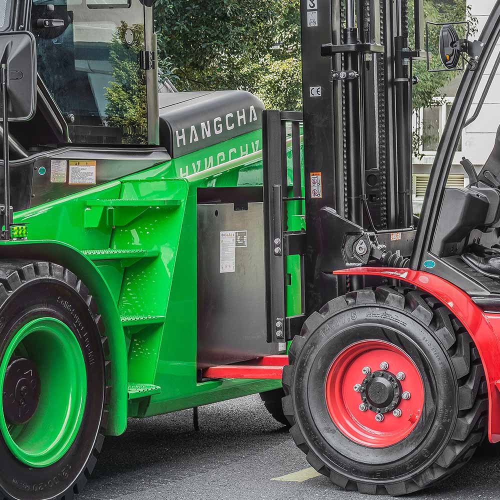 HC Forklift A Series High Capacity Electric Forklift Truck - Sudut Teknis 6