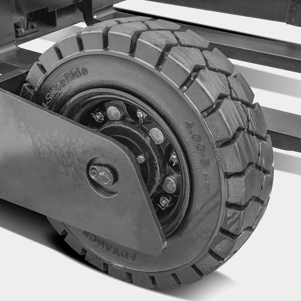 HC Forklift A Series Rough Terrain Pallet Truck - Sudut Teknis 4