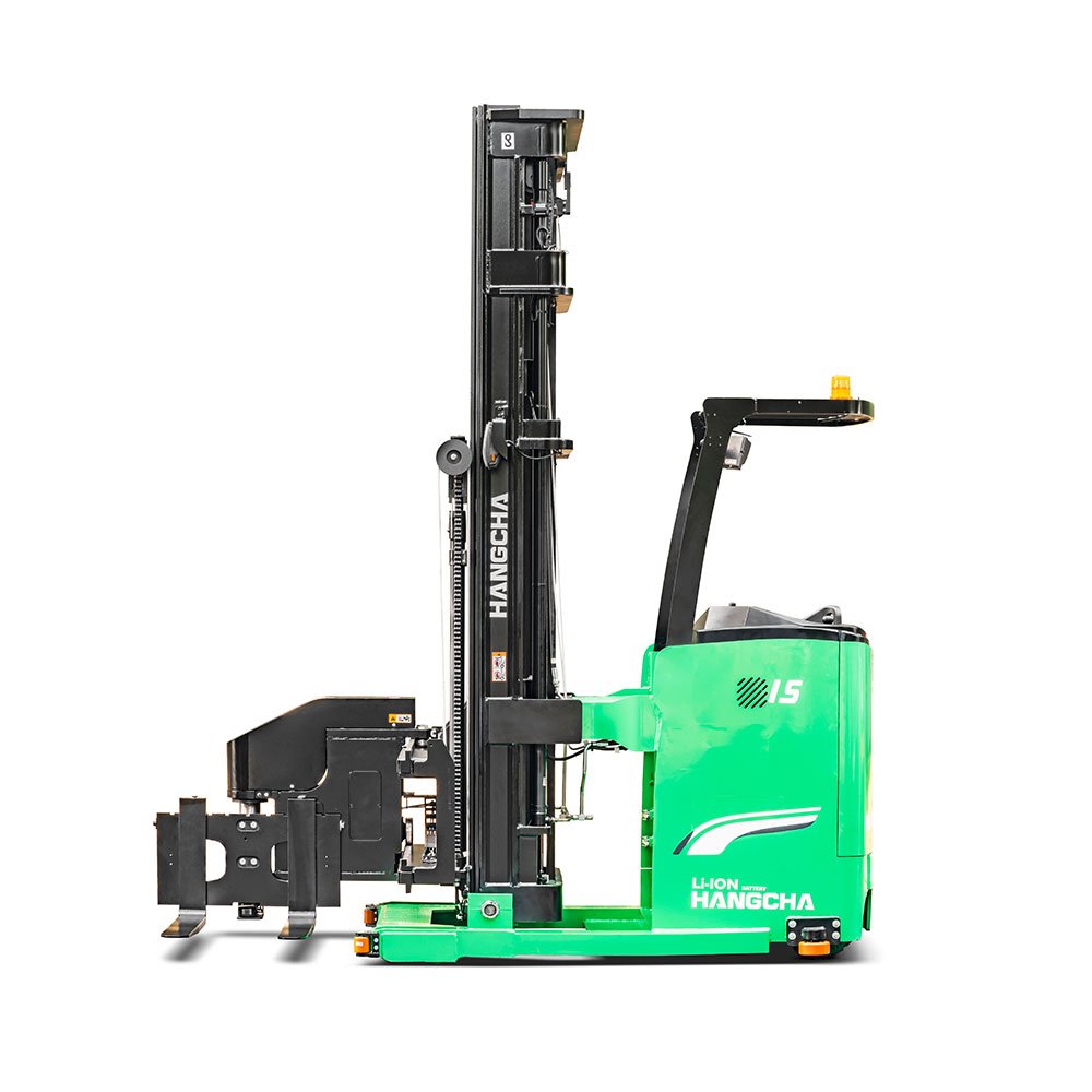 HC Forklift A Series Stand-on Man-down Turret Truck - Sudut Teknis 13