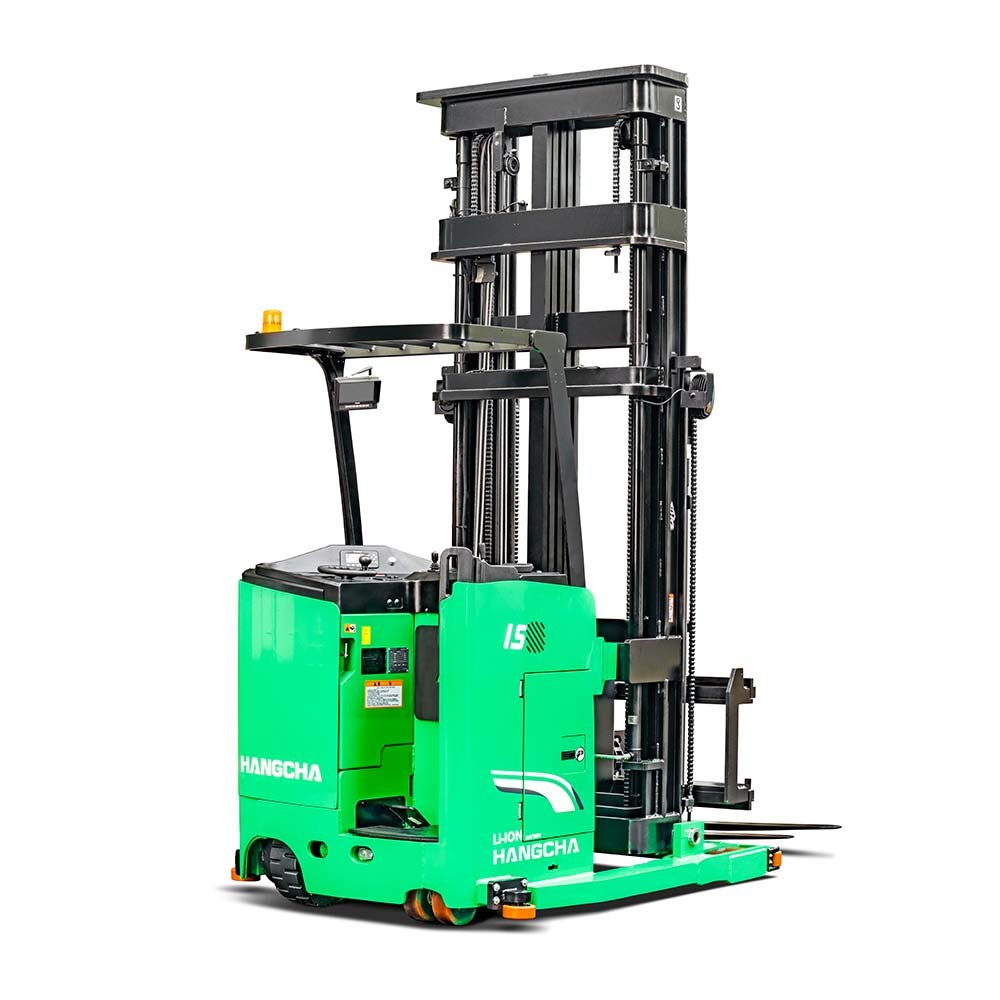 HC Forklift A Series Stand-on Man-down Turret Truck - Sudut Teknis 8