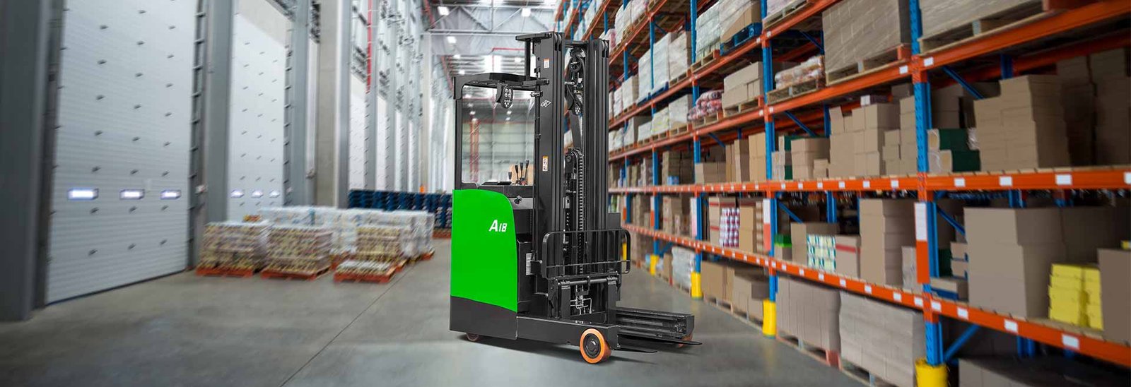 Spesifikasi Teknis HC Forklift A Series Stand-on Reach Truck 1.5-1.8t(Li-Ion) (Lithium E-Trucks) Kapasitas 1,500~1,800kg