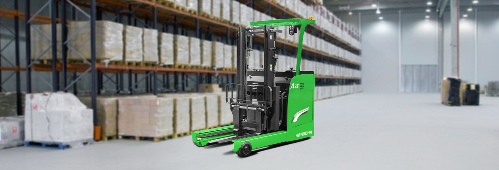 HC Forklift A Series Stand-on Reach Truck 2.0-2.5t(Li-Ion) - Sudut Teknis 9