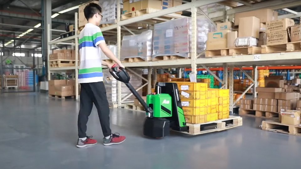HC Forklift A series 1.5-2.0t Mini Walkie Pallet Truck  Li-Ion - Sudut Teknis 15