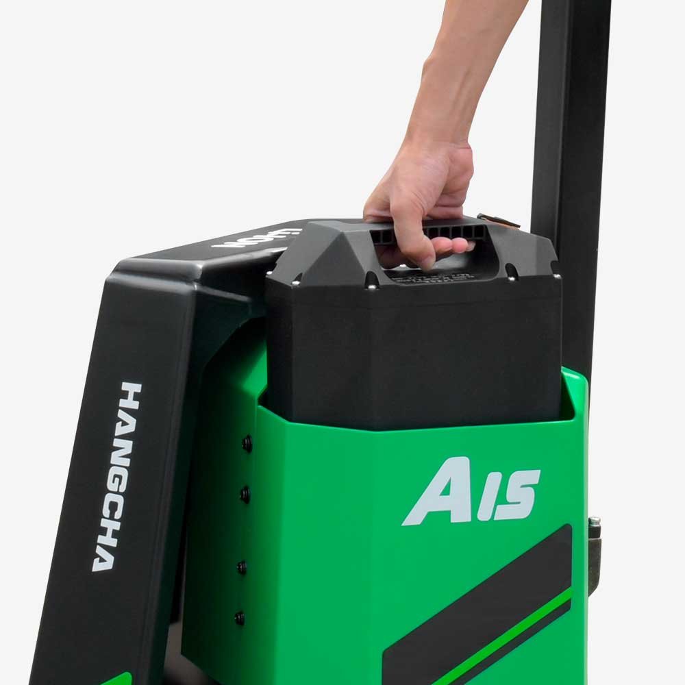 HC Forklift A series 1.5-2.0t Mini Walkie Pallet Truck  Li-Ion - Sudut Teknis 20