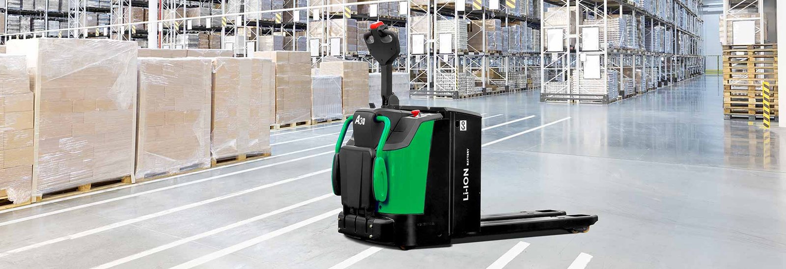 Spesifikasi Teknis HC Forklift A series Hi range pallet truck(Li-Ion) (Lithium E-Trucks) Kapasitas 2,000~3,000kg
