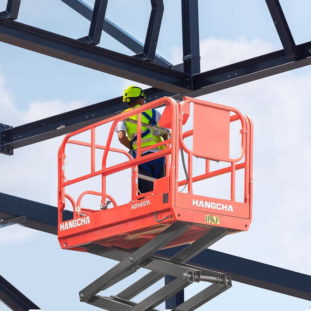 HC Forklift HS Series E-Drive Scissor Lift - Sudut Teknis 2