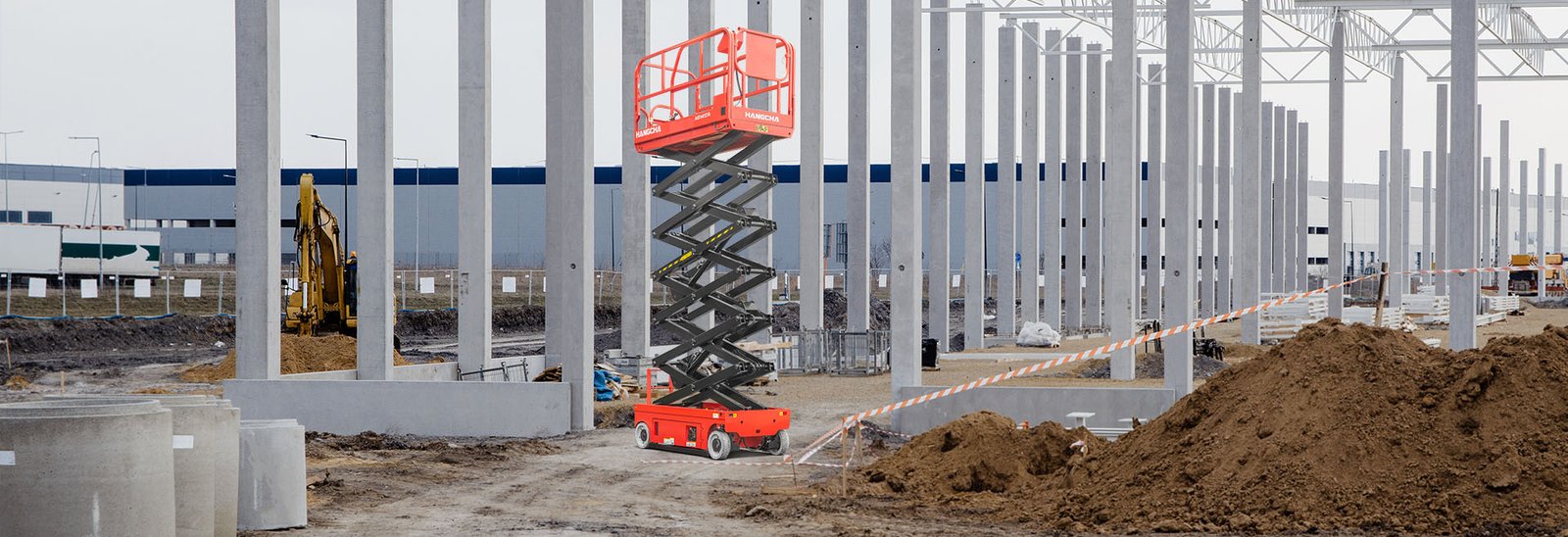HC Forklift HS Series E-Drive Scissor Lift - Sudut Teknis 6