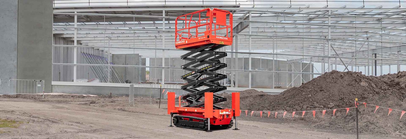 Spesifikasi Teknis HC Forklift HS Series Electric Crawler Scissor Lift (Lithium E-Trucks) Kapasitas 230~450kg