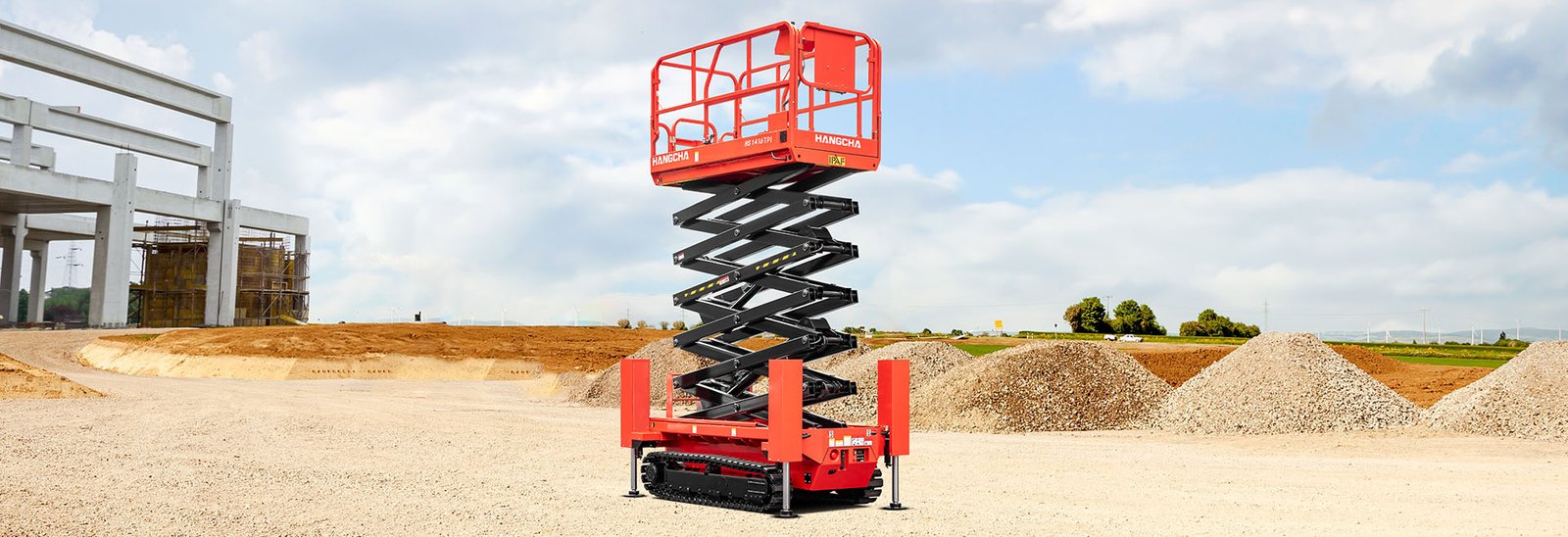 HC Forklift HS Series Electric Crawler Scissor Lift - Sudut Teknis 11