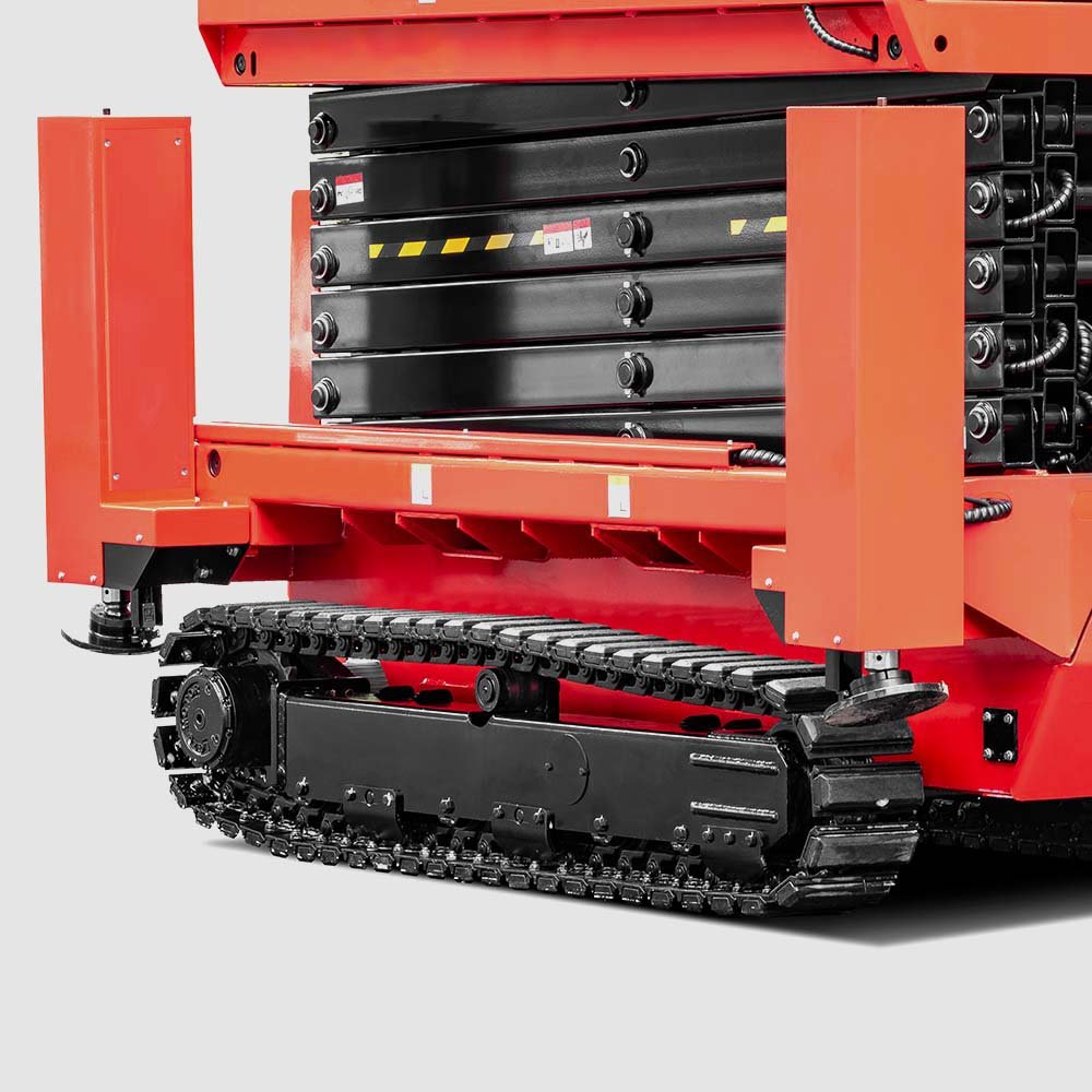 HC Forklift HS Series Electric Crawler Scissor Lift - Sudut Teknis 2