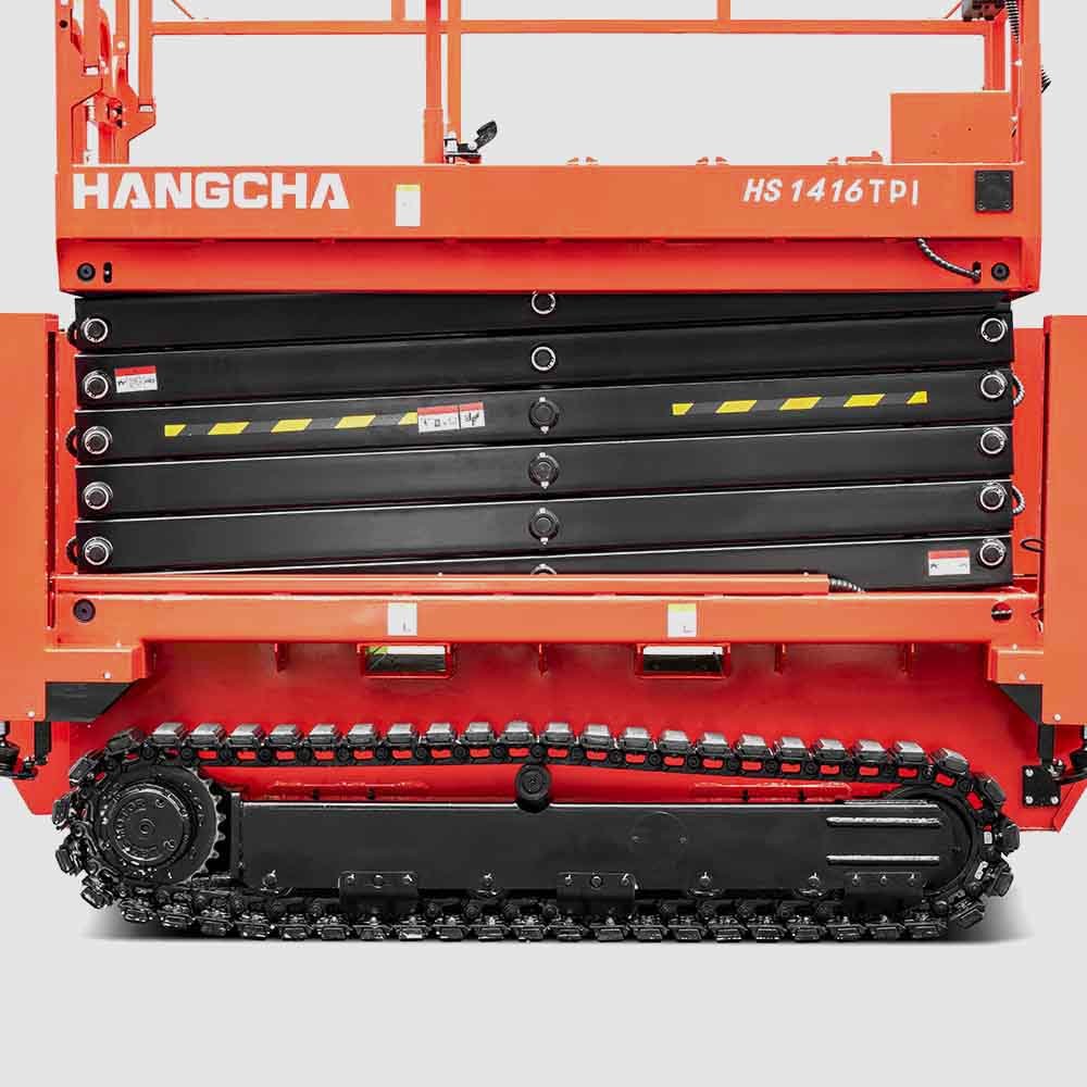 HC Forklift HS Series Electric Crawler Scissor Lift - Sudut Teknis 3