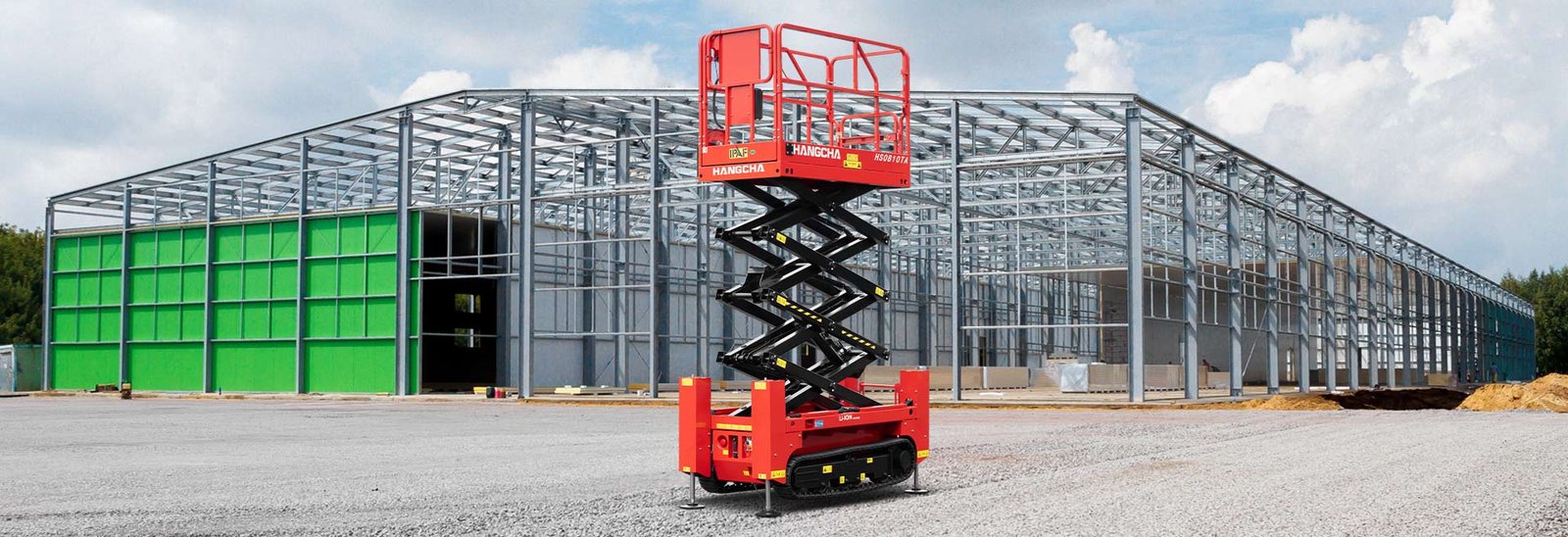 Spesifikasi Teknis HC Forklift HS Series Electric Crawler Scissor Lift 8.3m (Lithium E-Trucks) Kapasitas 230~255kg