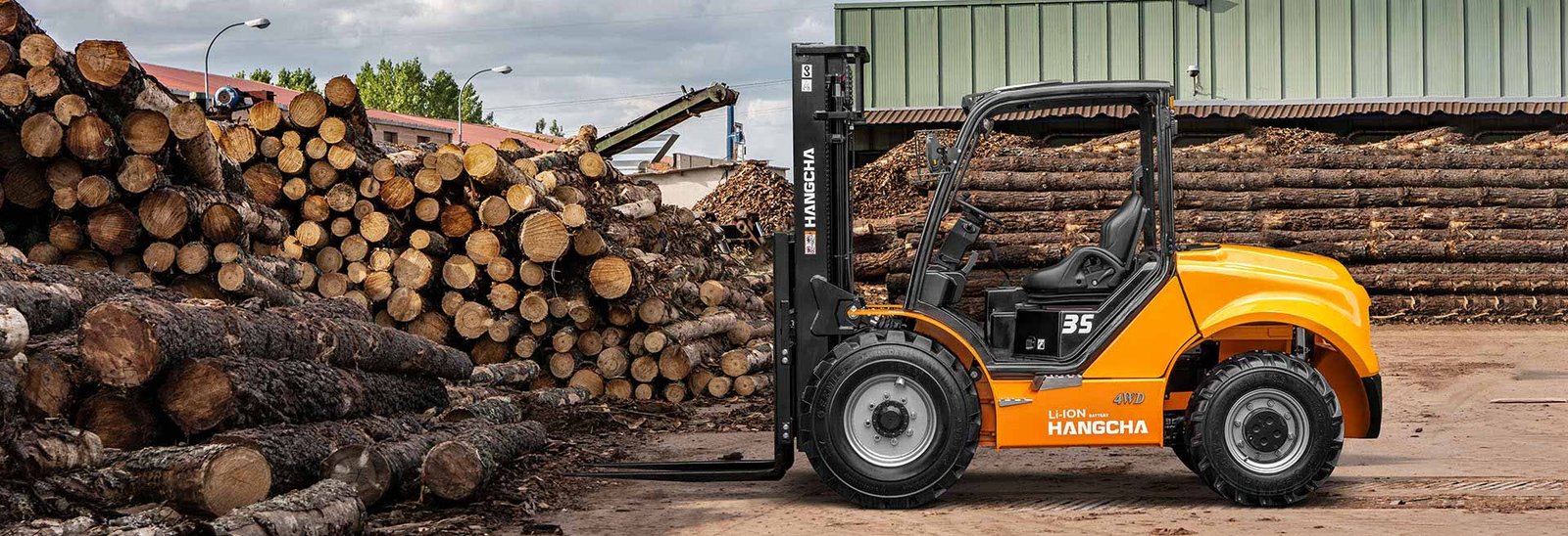 Hangcha High-voltage Lithium Battery Rough Terrain Forklift - Gambar 16