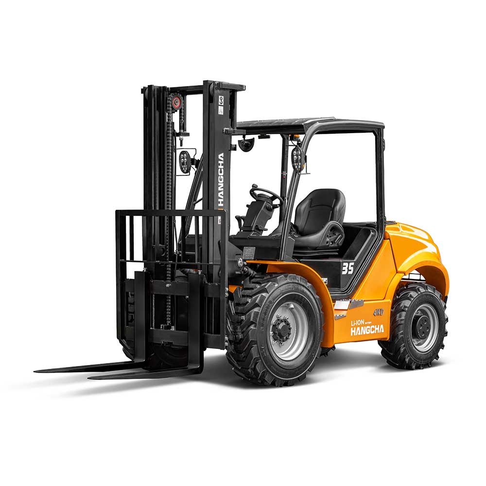 Hangcha High-voltage Lithium Battery Rough Terrain Forklift - Gambar 8