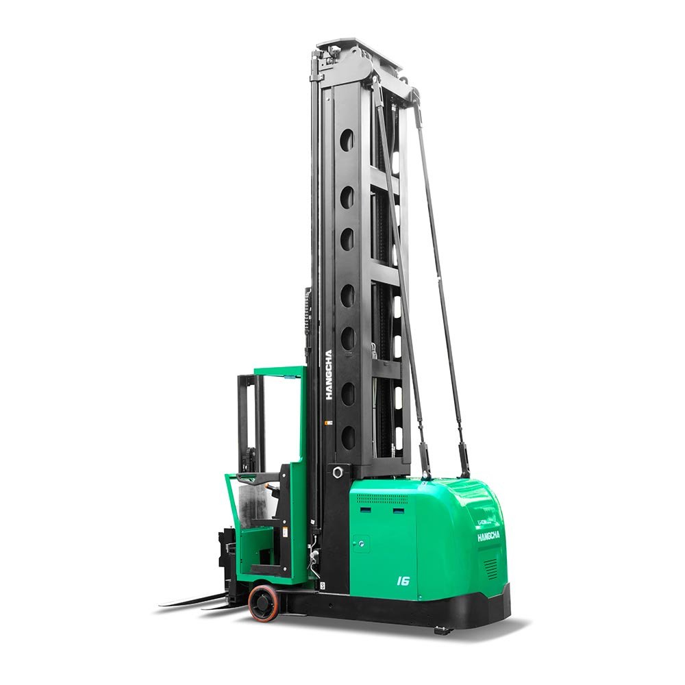 HC Forklift Man up tri-Lateral Electric Stacker - Sudut Teknis 10