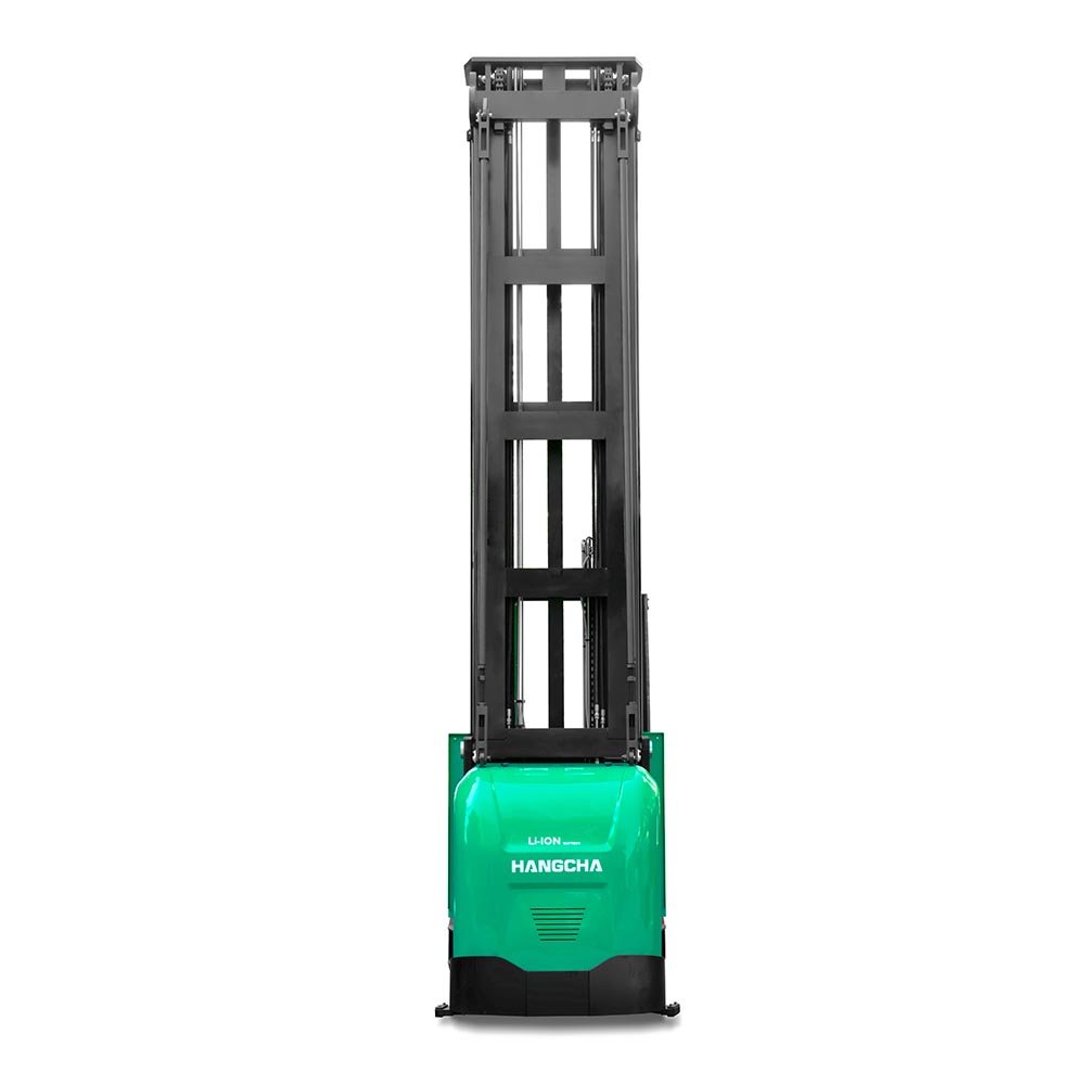 HC Forklift Man up tri-Lateral Electric Stacker - Sudut Teknis 11
