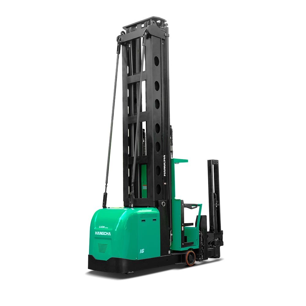 HC Forklift Man up tri-Lateral Electric Stacker - Sudut Teknis 12
