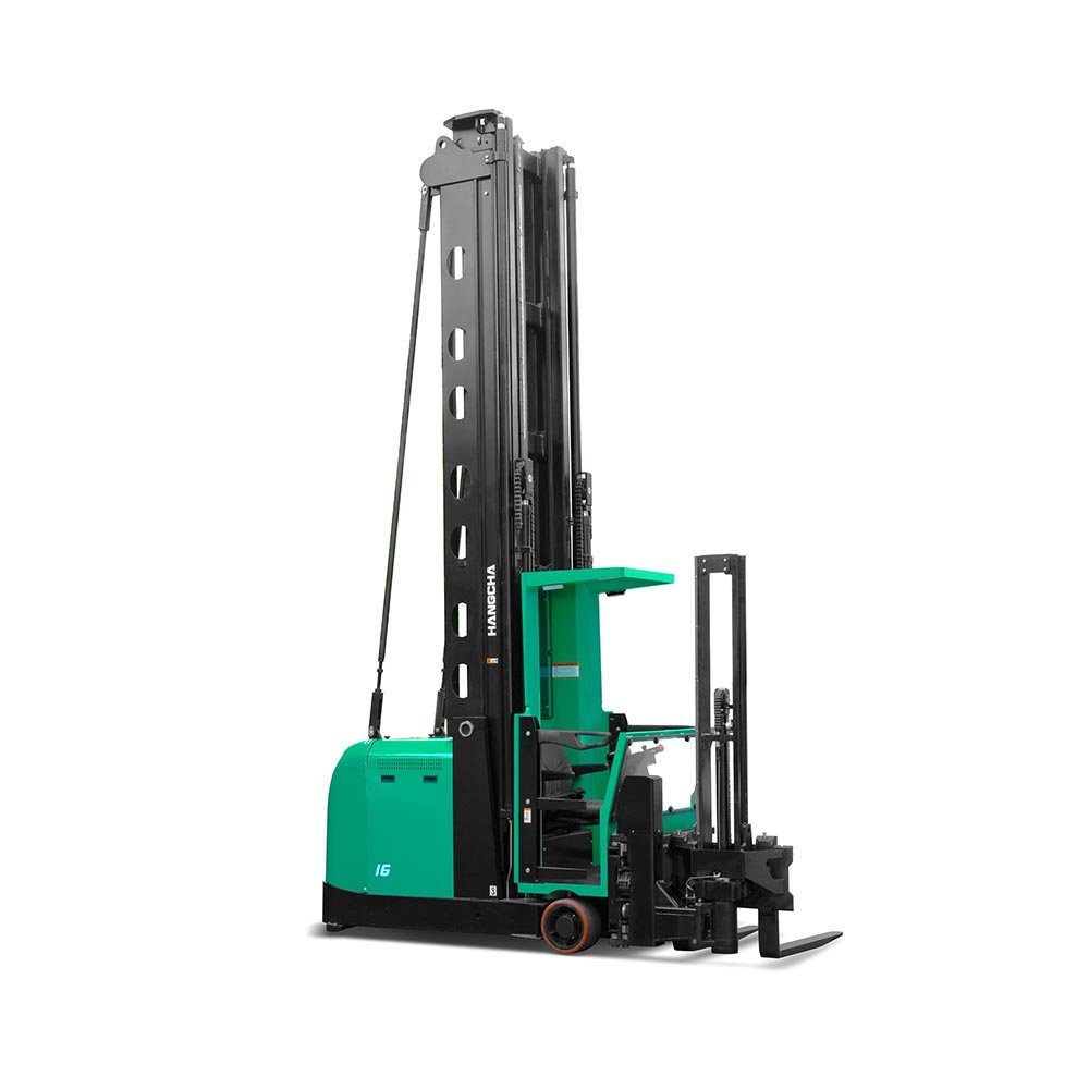 HC Forklift Man up tri-Lateral Electric Stacker - Sudut Teknis 13