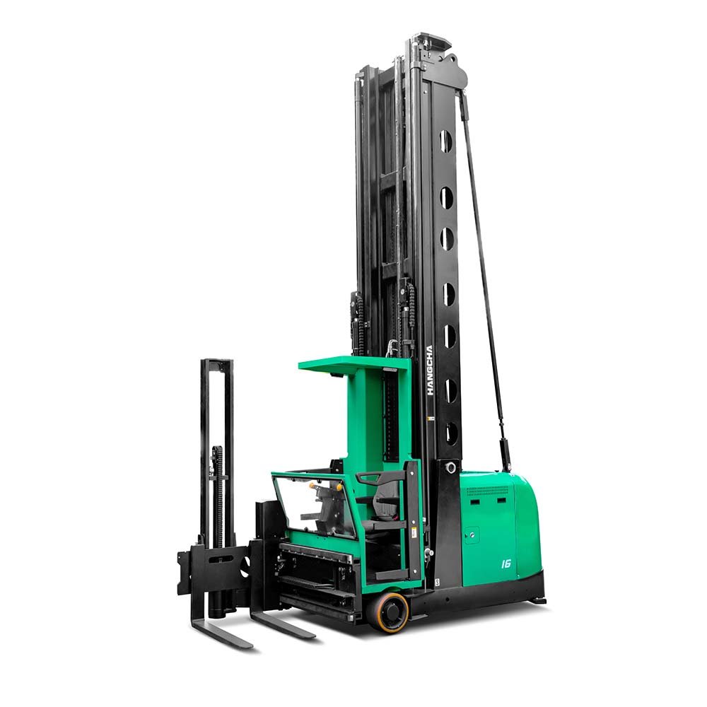 HC Forklift Man up tri-Lateral Electric Stacker - Sudut Teknis 8