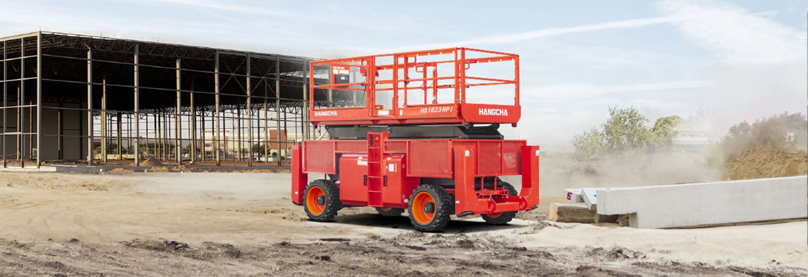 HC Forklift Rough Terrain Scissor Lift - Sudut Teknis 14