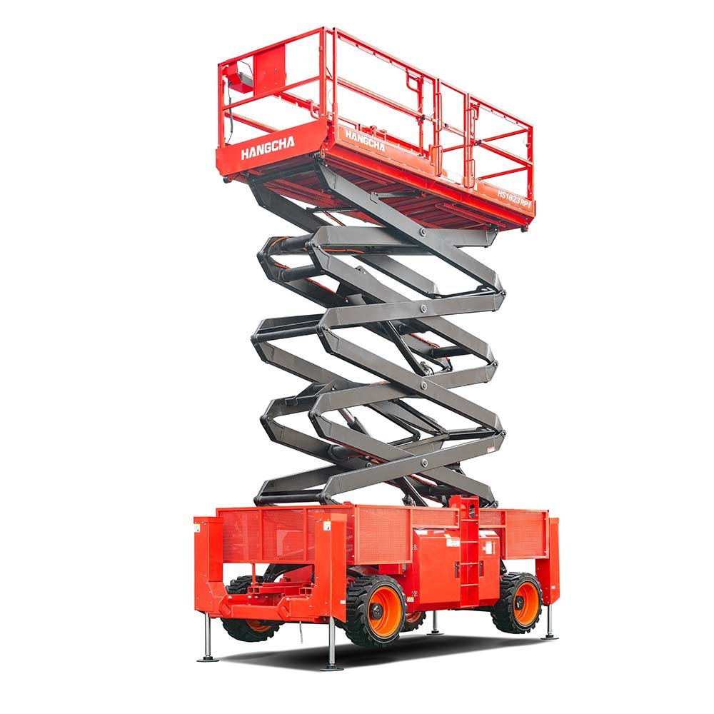 HC Forklift Rough Terrain Scissor Lift - Sudut Teknis 8