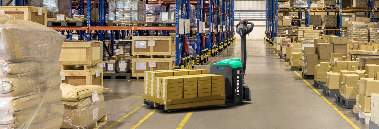 HC Forklift XA Series Mini Pallet Truck - Sudut Teknis 14