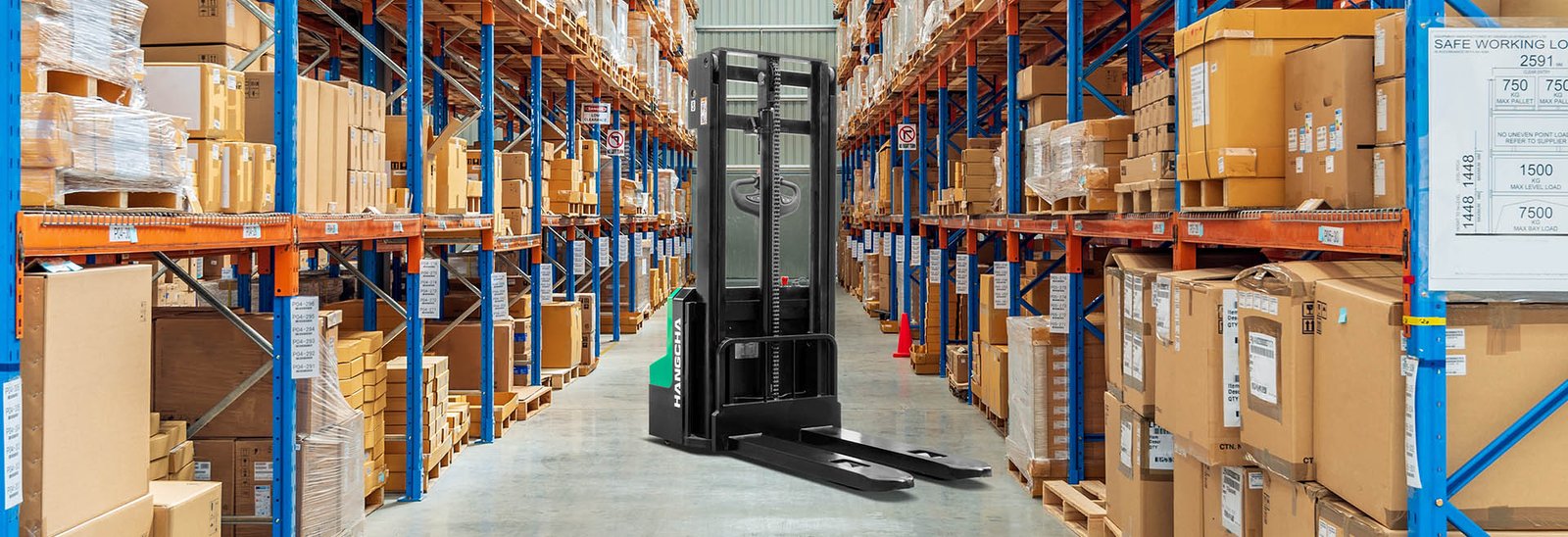 HC Forklift XA Series Mini Potential Energy Recovery Stacker - Sudut Teknis 11