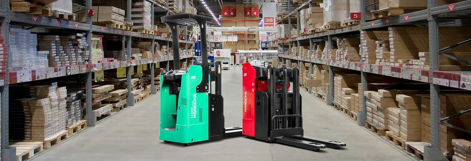 HC Forklift XA Series Stand-On And Sideways-Seated Double-Deck Stacker - Sudut Teknis 13