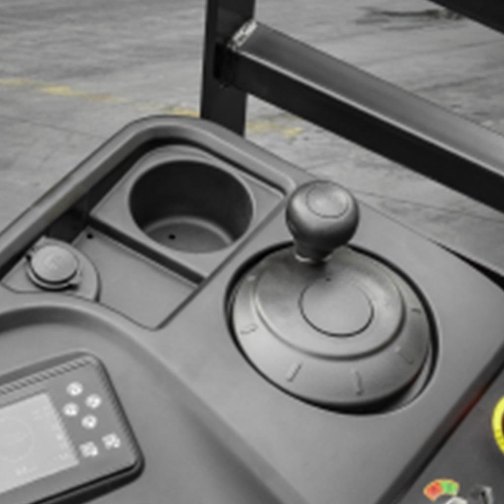 HC Forklift XA Series Stand-On And Sideways-Seated Double-Deck Stacker - Sudut Teknis 3