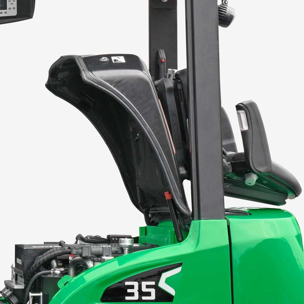HC Forklift XC series electric forklift with Li-Ion power 1.5~3.5t - Sudut Teknis 3