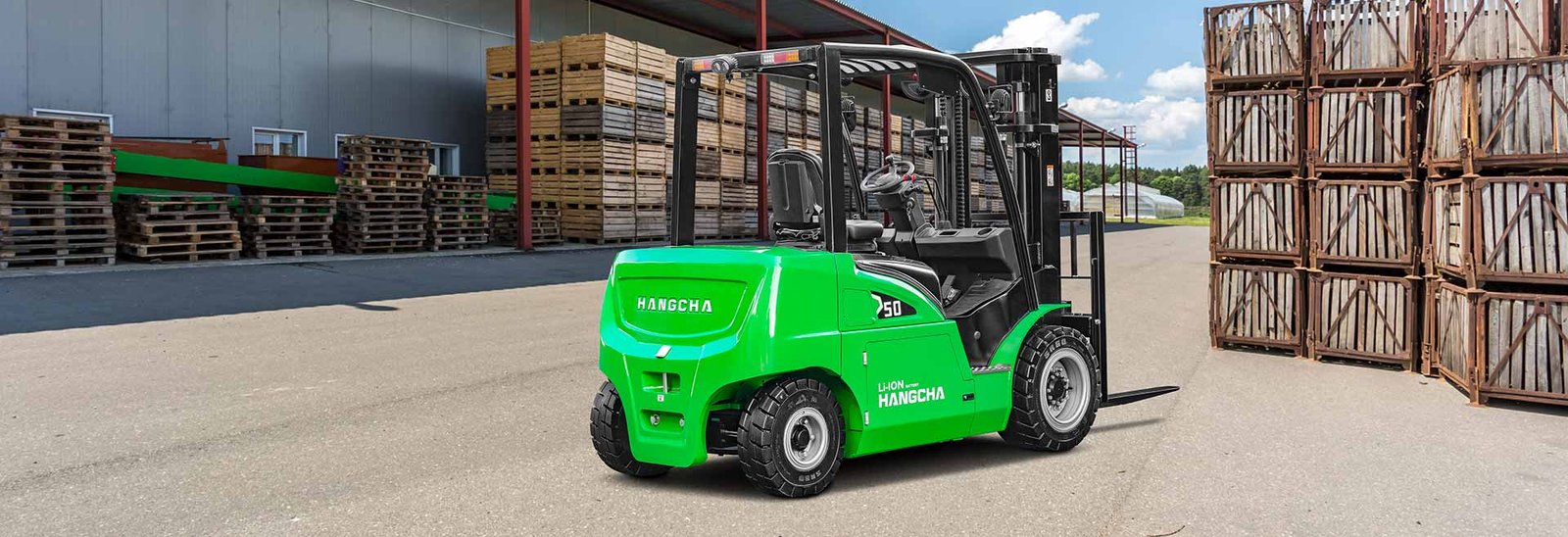 Spesifikasi Teknis HC Forklift XC series electric forklift with Li-Ion power 4.0~5.0t (Lithium E-Trucks) Kapasitas 4,000~5,000kg