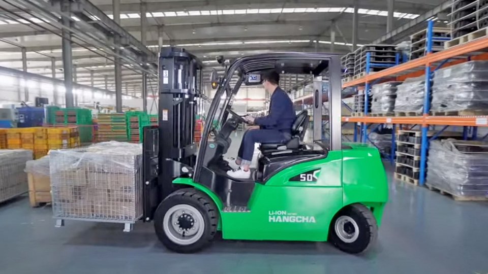 HC Forklift XC series electric forklift with Li-Ion power 4.0~5.0t - Sudut Teknis 11