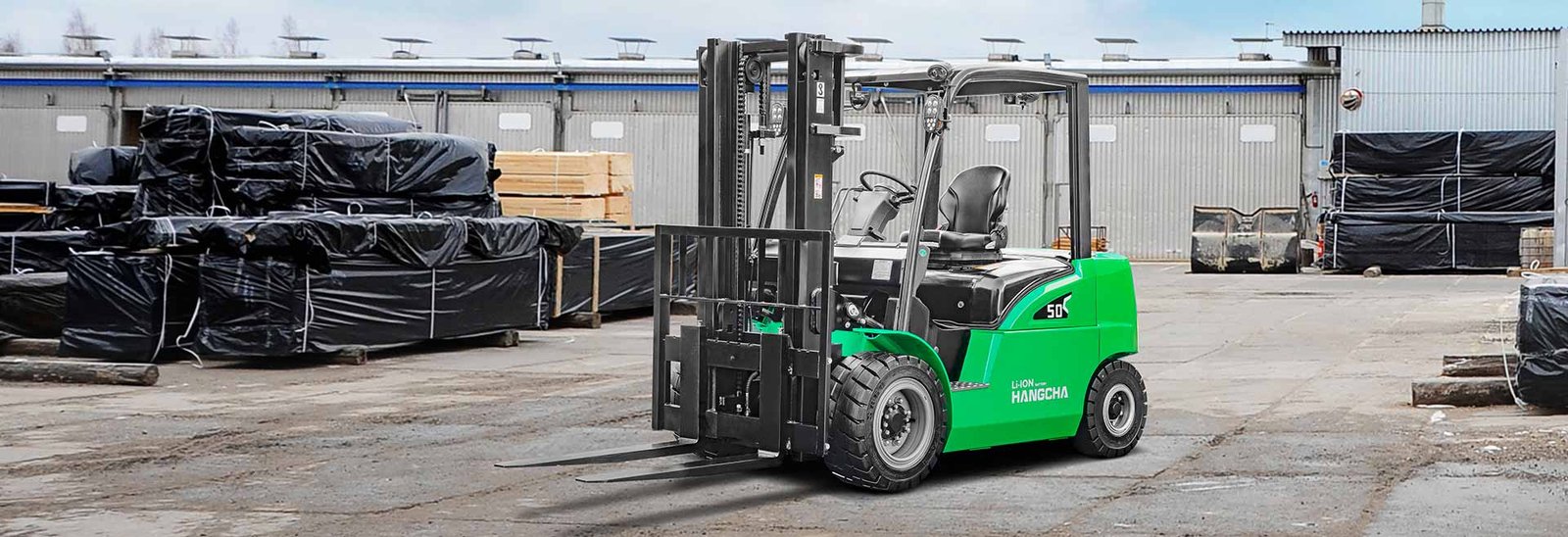 HC Forklift XC series electric forklift with Li-Ion power 4.0~5.0t - Sudut Teknis 12