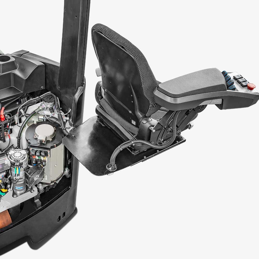 HC Forklift XC series reach truck with lithium power 1.4-2.5t - Sudut Teknis 4
