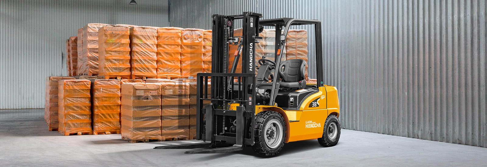 Spesifikasi Teknis HC Forklift XE Series Electric Forklift Truck With Lithium Power 1.5-3.8t (Lithium E-Trucks) Kapasitas 1,500~3,800kg