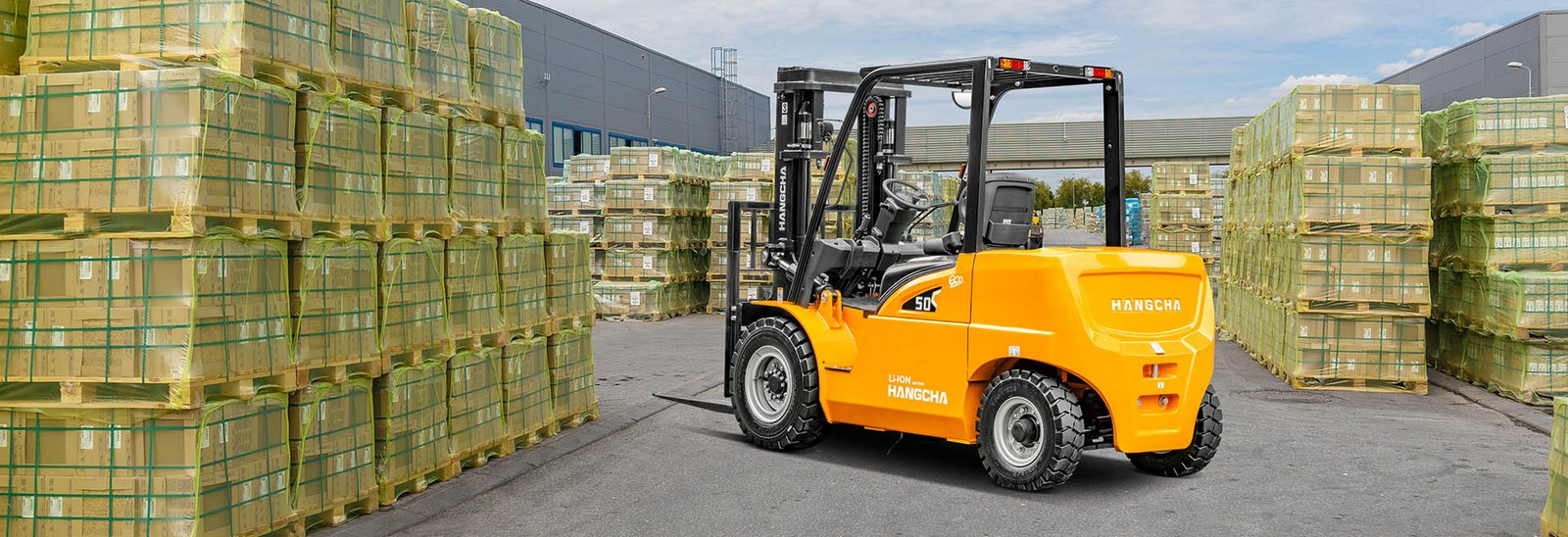 HC Forklift XE Series Electric Forklift Truck With Lithium Power 4.0-5.0t - Sudut Teknis 9