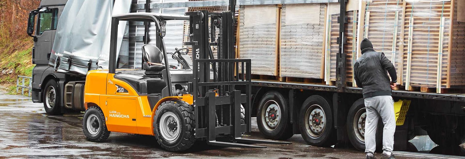 Spesifikasi HC Forklift XH series heavy-duty high-voltage lithium battery forklift 4.0-5.0t (Lithium E-Trucks)