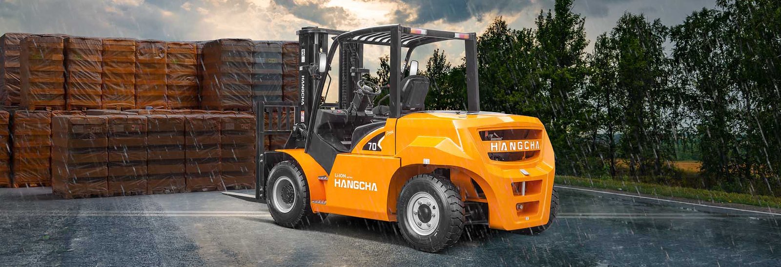 Spesifikasi HC Forklift XH series heavy-duty high-voltage lithium battery forklift 6.0-10t (Lithium E-Trucks)