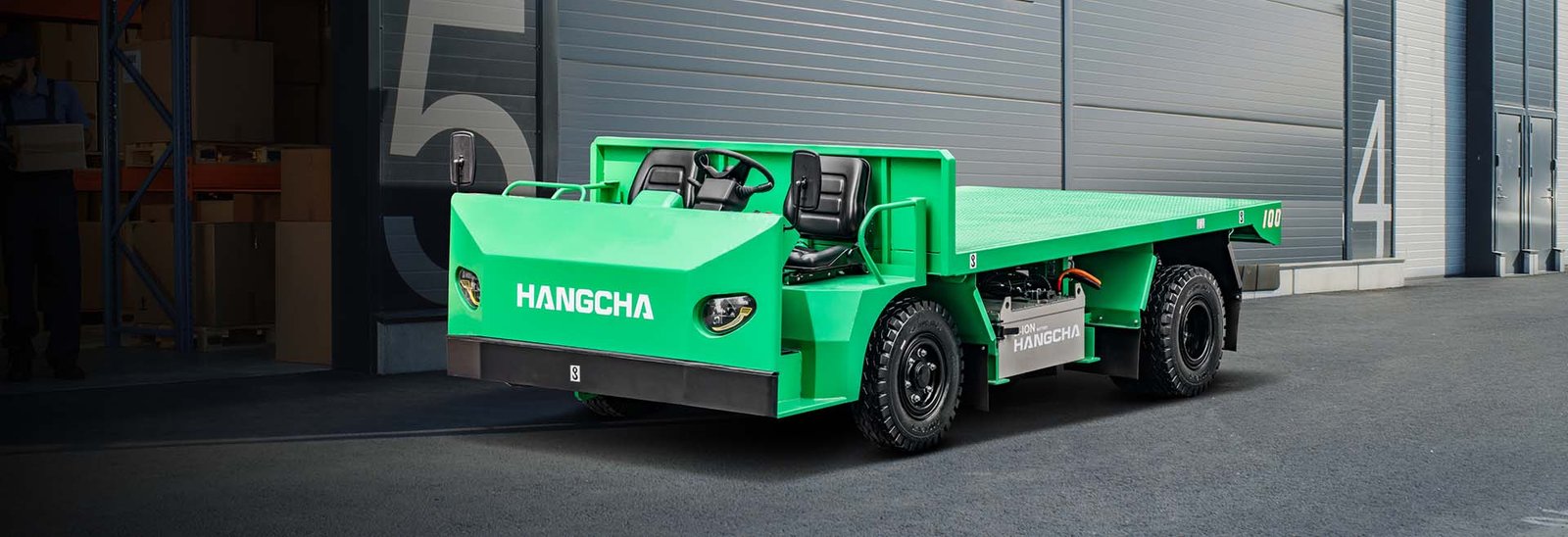 HC Forklift X Series Electric Platform Truck - Sudut Teknis 10
