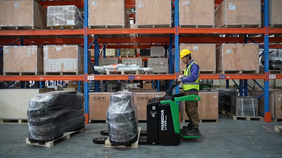 HC Forklift X Series Hi-range Pallet Truck With Lithium Power - Sudut Teknis 13