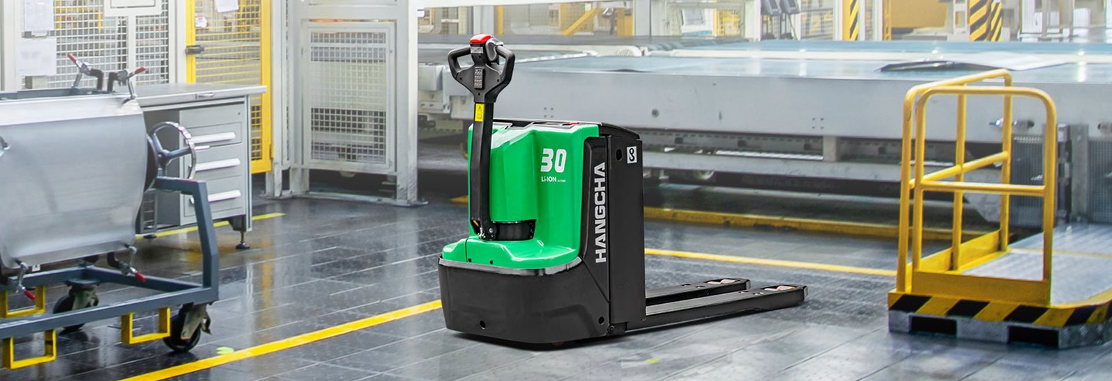 HC Forklift X Series Hi-range Pallet Truck With Lithium Power - Sudut Teknis 14