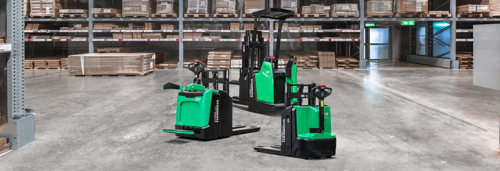 Spesifikasi Teknis HC Forklift X series Double stacker with lithium power (Lithium E-Trucks) Kapasitas 2,000kg