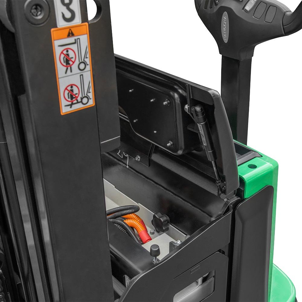 HC Forklift X series Double stacker with lithium power - Sudut Teknis 2