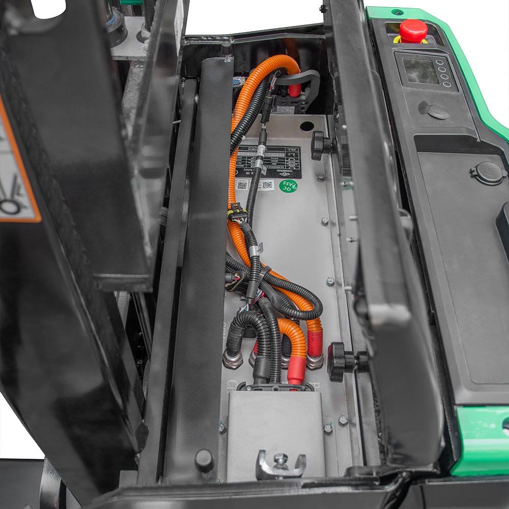 HC Forklift X series Double stacker with lithium power - Sudut Teknis 5
