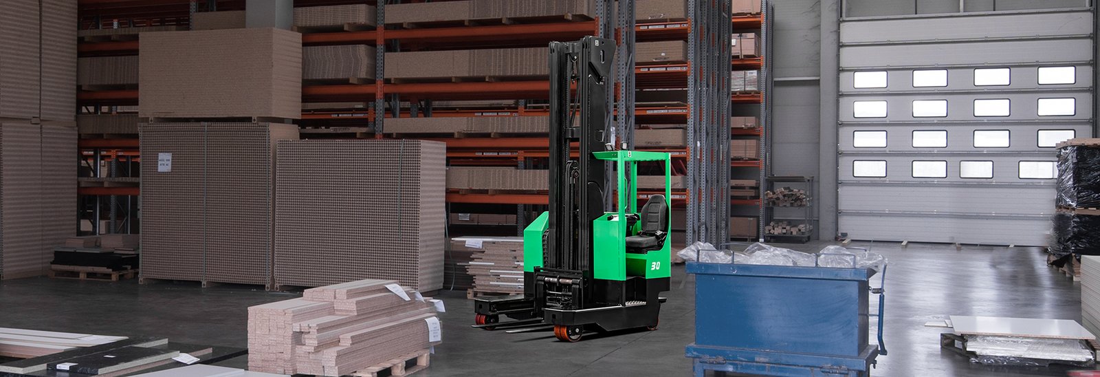 HC Forklift X series electric 4-way reach truck - Sudut Teknis 15
