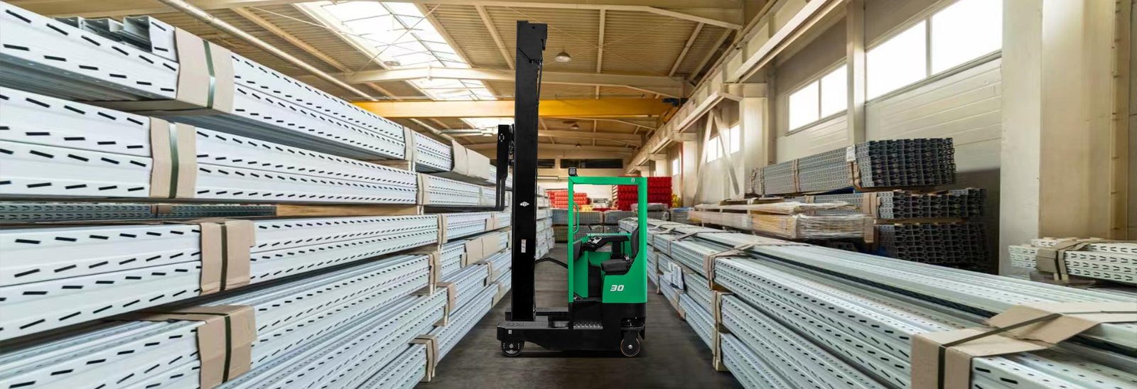 HC Forklift X series electric all-directional reach truck - Sudut Teknis 17