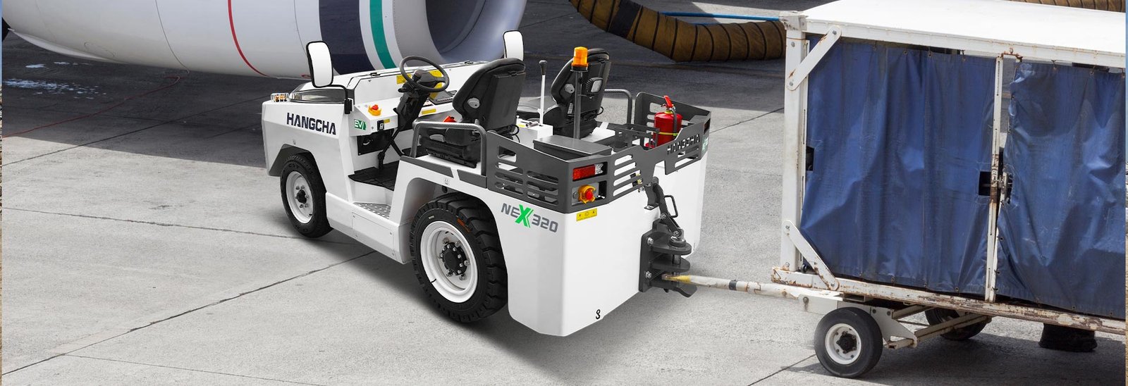Spesifikasi Teknis HC Forklift X series electrical luggage tractor (Lithium E-Trucks) Kapasitas 25,000~32,000kg