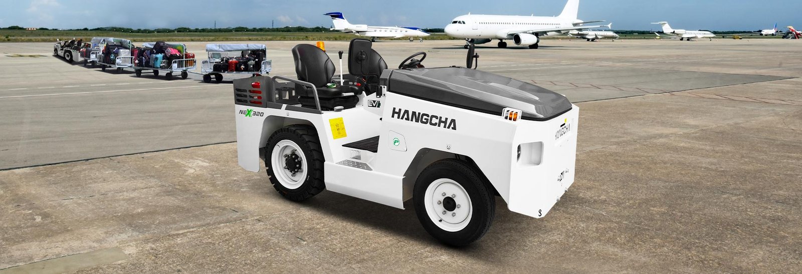 HC Forklift X series electrical luggage tractor - Sudut Teknis 16