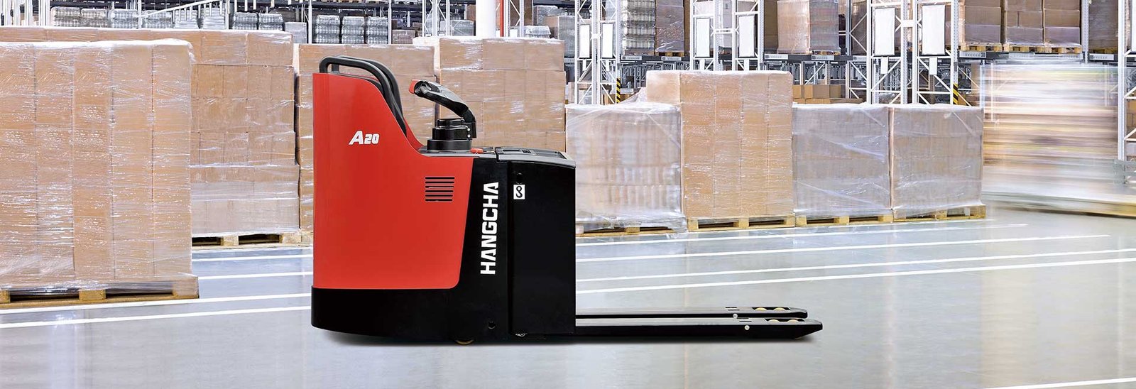 HC Forklift A series rider pallet truck - Sudut Teknis 10