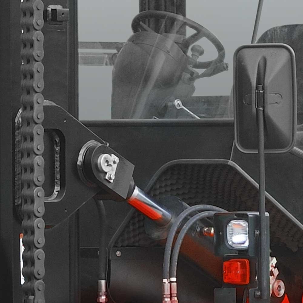 HC Forklift 12-16t Internal Combustion Counterbalanced Forklift Truck - Sudut Teknis 3